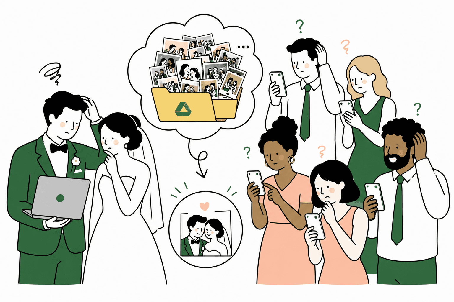 The case against the post-wedding Google Drive link